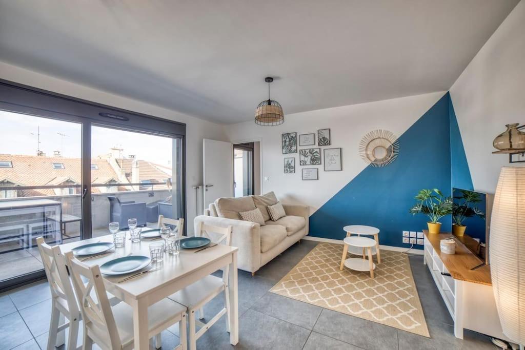 Apartamento Modern'Blue - Gare Annemasse A 3Min-Geneve Acces Direct Exterior foto